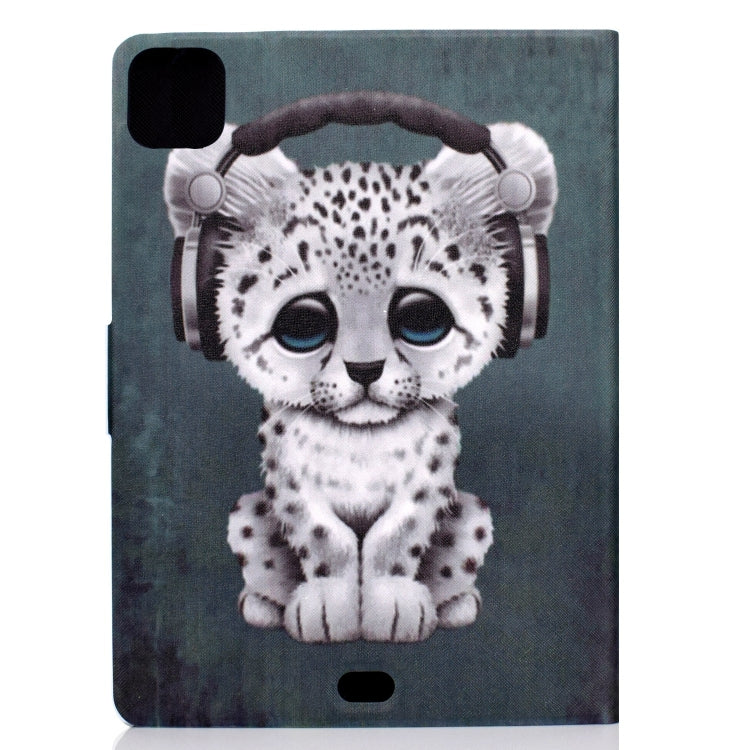 For iPad Pro 11 2024 Voltage Colored Drawing Smart Leather Tablet Case(Music Leopard) - iPad Pro 11 2024 Cases by PMC Jewellery | Online Shopping South Africa | PMC Jewellery | Buy Now Pay Later Mobicred