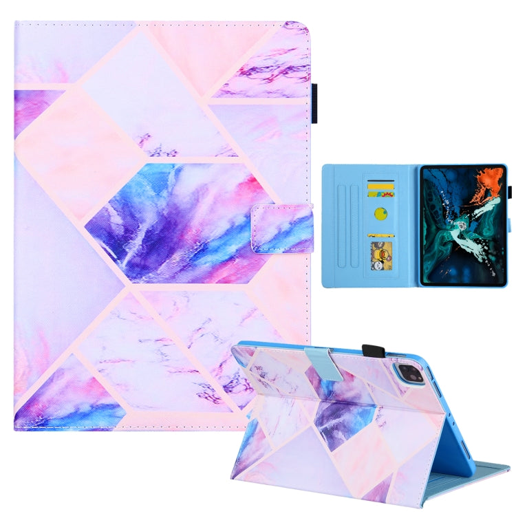 For iPad Pro 11 2024 Colored Drawing Leather Smart Tablet Case(Colorful Grid) - iPad Pro 11 2024 Cases by PMC TechLife | Online Shopping South Africa | PMC TechLife | Buy Now Pay Later Mobicred