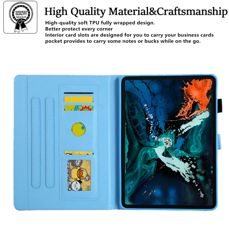 For iPad Pro 11 2024 Colored Drawing Leather Smart Tablet Case(Colorful Grid) - iPad Pro 11 2024 Cases by PMC TechLife | Online Shopping South Africa | PMC TechLife | Buy Now Pay Later Mobicred