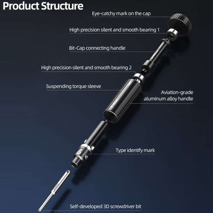 3 in 1 QianLi iWhale Special S2 Steel Magnetic Torque 3D Screwdriver, Model:A/B/C - Screwdriver by QIANLI | Online Shopping South Africa | PMC Jewellery