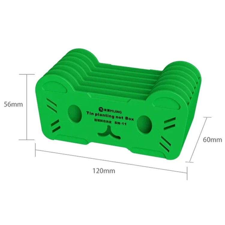 Mijing SN-11 Reballing Stencil Storage Box(Silver) - free shipping - PMC TechLife - Order now!