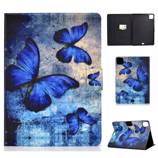 For iPad Pro 11 2024 Voltage Colored Drawing Smart Leather Tablet Case(Retro Butterflies) - iPad Pro 11 2024 Cases by PMC Jewellery | Online Shopping South Africa | PMC Jewellery | Buy Now Pay Later Mobicred