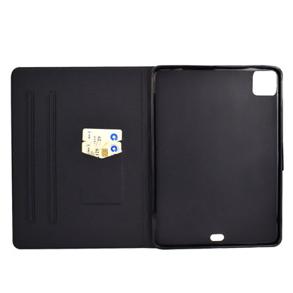 For iPad Pro 11 2024 Voltage Colored Drawing Smart Leather Tablet Case(Glasses Cat) - iPad Pro 11 2024 Cases by PMC Jewellery | Online Shopping South Africa | PMC Jewellery | Buy Now Pay Later Mobicred