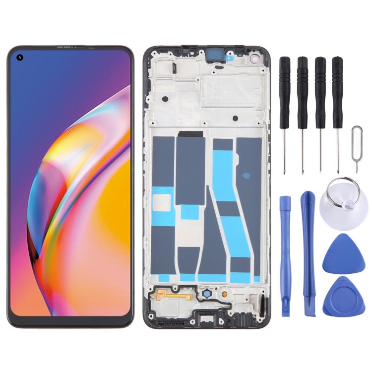 For OPPO A94 4G OLED LCD Screen Digitizer Full Assembly with Frame - LCD Screen by PMC TechLife | Online Shopping South Africa | PMC TechLife | Buy Now Pay Later Mobicred