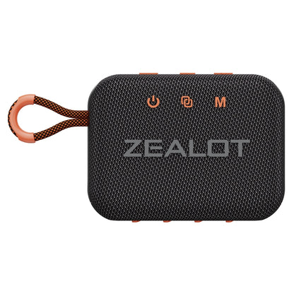 Zealot S75 Portable Outdoor IPX6 Waterproof Bluetooth Speaker(Black) - Waterproof Speaker by ZEALOT | Online Shopping South Africa | PMC Jewellery | Buy Now Pay Later Mobicred