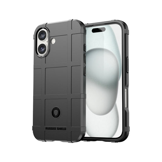 For iPhone 16 Pro Max Full Coverage Shockproof TPU Phone Case(Black) - iPhone 16 Pro Max Cases by PMC Jewellery | Online Shopping South Africa | PMC Jewellery | Buy Now Pay Later Mobicred