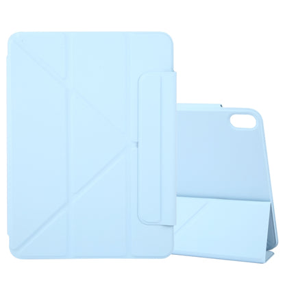 For iPad Air 11 2024 Y-Shape Double-sided Clip Magnetic Smart Tablet Case(Blue) - iPad Air 11 2024 Cases by PMC Jewellery | Online Shopping South Africa | PMC Jewellery | Buy Now Pay Later Mobicred