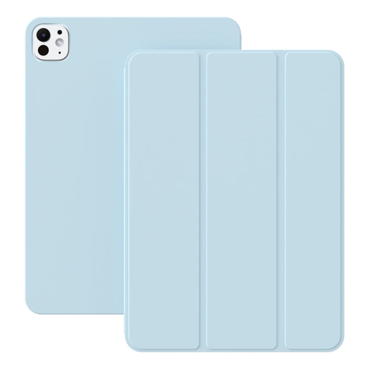 For iPad Pro 11 2024 Ultra-thin Double-sided Clip Magnetic Smart Tablet Case(Sky Blue) - iPad Pro 11 2024 Cases by PMC Jewellery | Online Shopping South Africa | PMC Jewellery | Buy Now Pay Later Mobicred