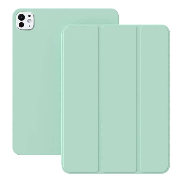 For iPad Pro 11 2024 Ultra-thin Double-sided Clip Magnetic Smart Tablet Case(Mint Green) - iPad Pro 11 2024 Cases by PMC Jewellery | Online Shopping South Africa | PMC Jewellery | Buy Now Pay Later Mobicred