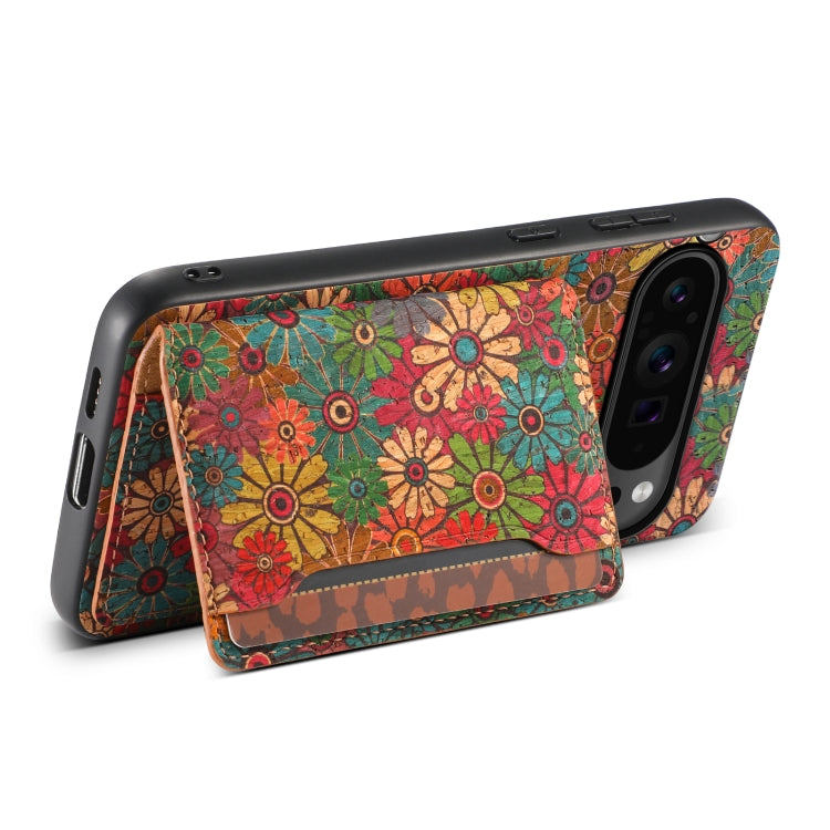 For Google Pixel 9 Pro Card Slot Holder Phone Case(Spring Green) - Google Cases by PMC TechLife | Online Shopping South Africa | PMC TechLife | Buy Now Pay Later Mobicred