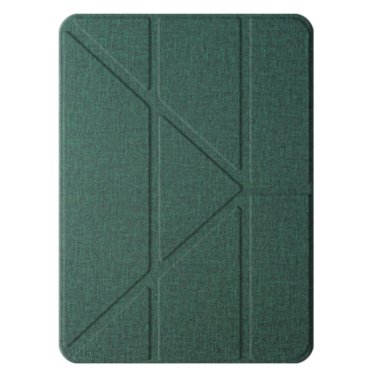 For iPad Pro 13 2024 Mutural Multi-fold Smart Leather Tablet Case(Green) - free shipping - PMC TechLife - Order now!