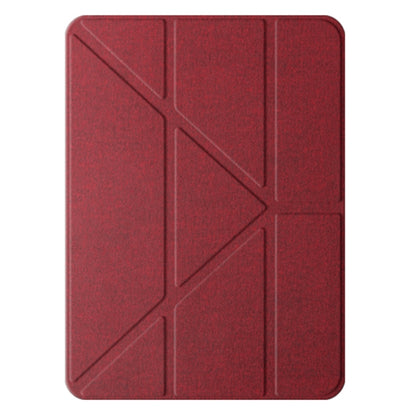 For iPad Air 11 2024 / Air 2022 10.9 Mutural Multi-fold Smart Leather Tablet Case(Red) - iPad Air 11 2024 Cases by Mutural | Online Shopping South Africa | PMC Jewellery | Buy Now Pay Later Mobicred