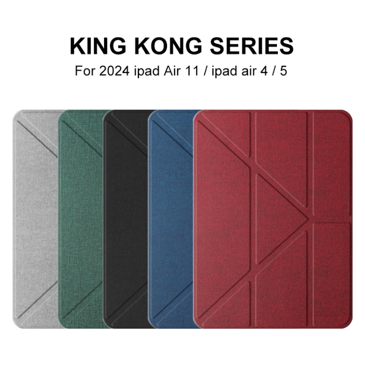 For iPad Air 11 2024 / Air 2022 10.9 Mutural Multi-fold Smart Leather Tablet Case(Red) - iPad Air 11 2024 Cases by Mutural | Online Shopping South Africa | PMC Jewellery | Buy Now Pay Later Mobicred