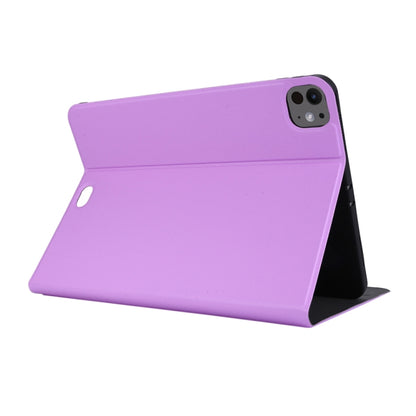 For iPad Pro 13 2024 Stretch Voltage Plain Leather Smart Tablet Case(Purple) - iPad Pro 13 2024 Cases by PMC Jewellery | Online Shopping South Africa | PMC Jewellery | Buy Now Pay Later Mobicred