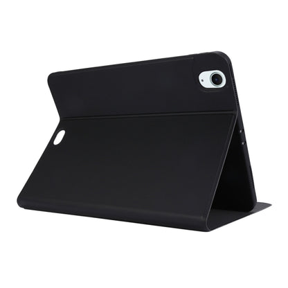 For iPad Air 13 2024 Stretch Voltage Plain Leather Smart Tablet Case(Black) - iPad Air 13 2024 Cases by PMC Jewellery | Online Shopping South Africa | PMC Jewellery | Buy Now Pay Later Mobicred