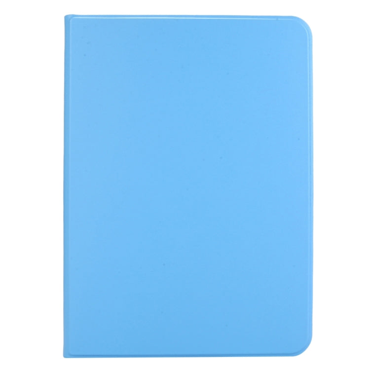 For iPad Air 11 2024 Stretch Voltage Plain Leather Smart Tablet Case(Light Blue) - iPad Air 11 2024 Cases by PMC Jewellery | Online Shopping South Africa | PMC Jewellery | Buy Now Pay Later Mobicred