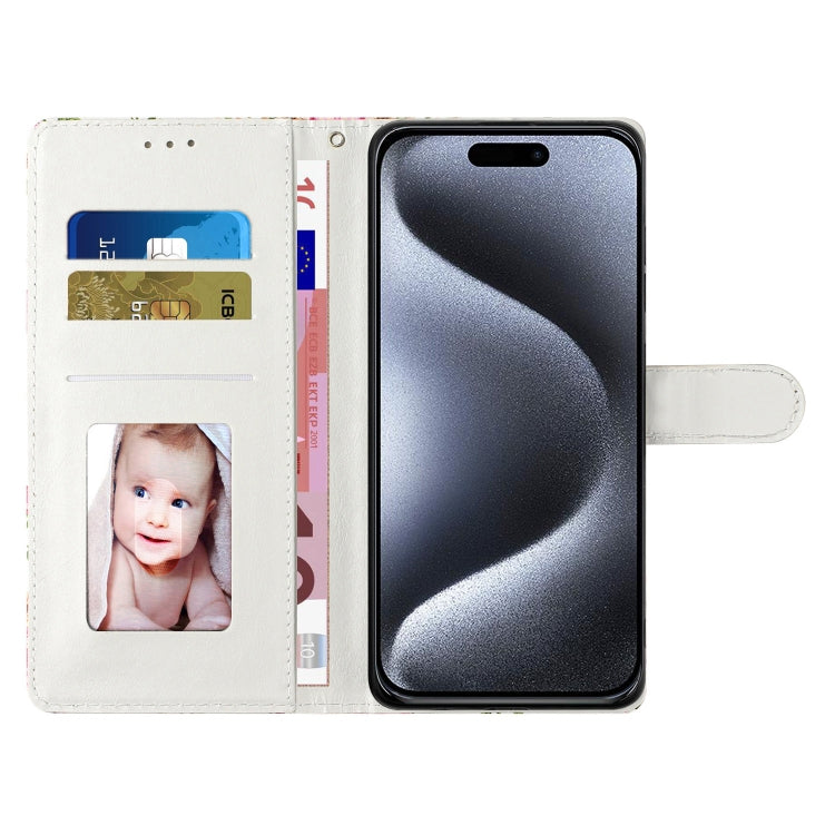 For iPhone 16 Pro 3D Pattern Leather Phone Case(White Cat) - iPhone 16 Pro Cases by PMC TechLife | Online Shopping South Africa | PMC TechLife | Buy Now Pay Later Mobicred