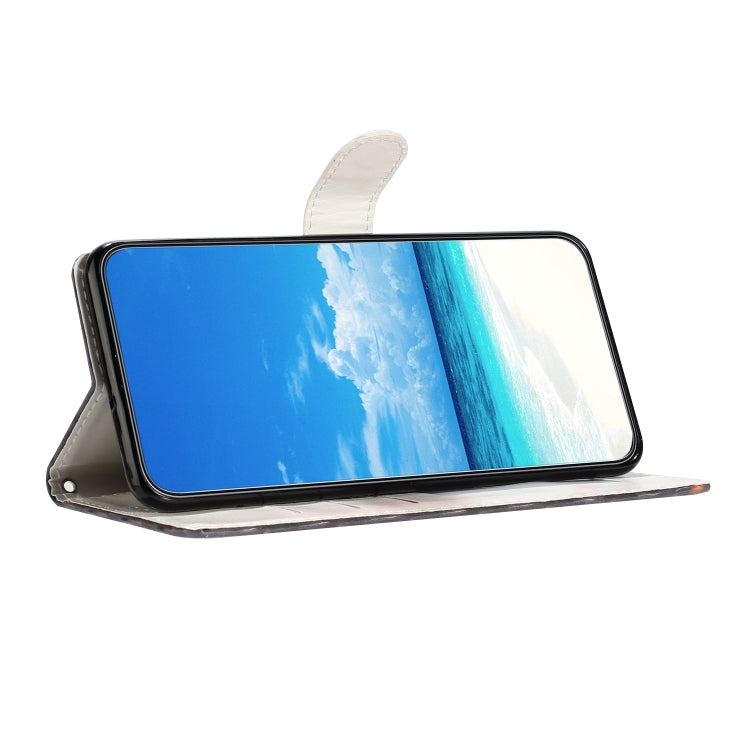 For Motorola Moto G Play 2024 3D Pattern Leather Phone Case(3D Pink Blue Marble) - Motorola Cases by PMC Jewellery | Online Shopping South Africa | PMC Jewellery | Buy Now Pay Later Mobicred