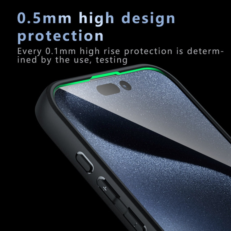 For iPhone 16 Pro Armor Precise Hole PC Hybrid TPU Phone Case(Transparent) - iPhone 16 Pro Cases by PMC Jewellery | Online Shopping South Africa | PMC Jewellery | Buy Now Pay Later Mobicred