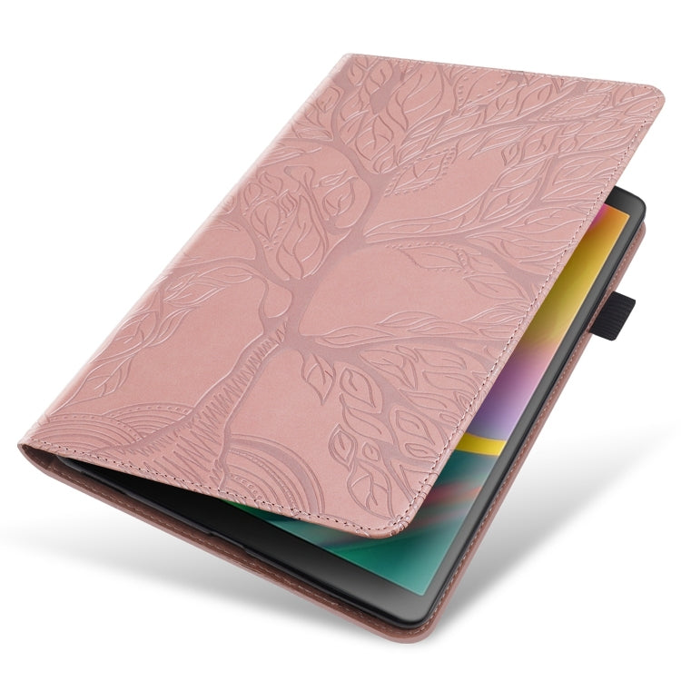 For iPad Pro 13 2024 Tree Life Series Embossed Smart Leather Tablet Case(Rose Gold) - iPad Pro 13 2024 Cases by PMC TechLife | Online Shopping South Africa | PMC TechLife | Buy Now Pay Later Mobicred