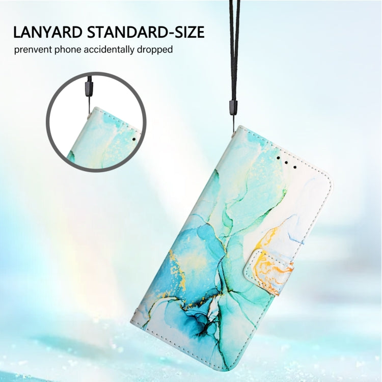 For Xiaomi Redmi K70 / K70 Pro PT003 Marble Pattern Flip Leather Phone Case(Green) - K70 Cases by PMC Jewellery | Online Shopping South Africa | PMC Jewellery | Buy Now Pay Later Mobicred