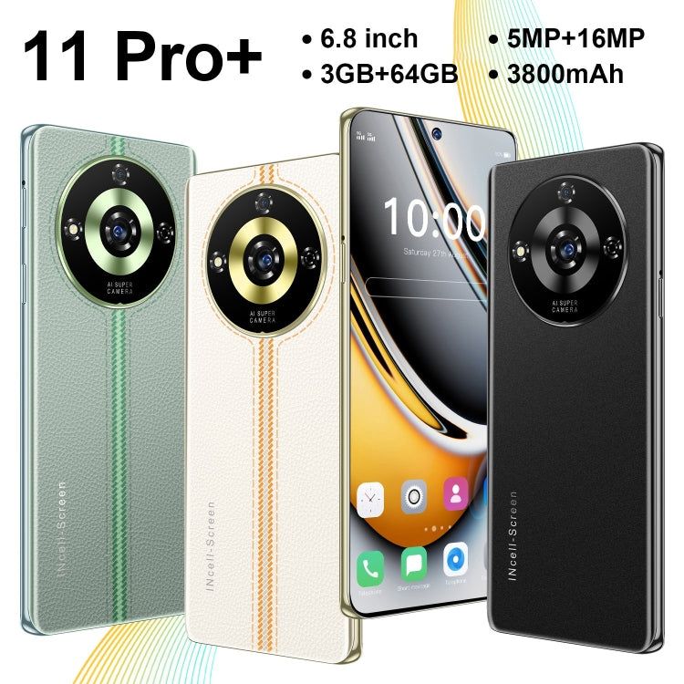 ZKV6 / 11 Pro+, 3GB+64GB, 6.8 inch Screen, Face Identification, Android 10.0 MTK6737 Quad Core, Network: 4G, OTG, Dual SIM(Gold) -  by PMC Jewellery | Online Shopping South Africa | PMC Jewellery | Buy Now Pay Later Mobicred