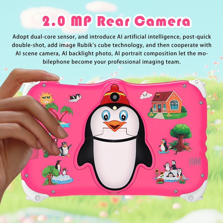 Penguin 7 inch WiFi Kids Tablet PC, 2GB+16GB, Android 7.1 MT6735 Octa Core CPU(Green) -  by PMC Jewellery | Online Shopping South Africa | PMC Jewellery | Buy Now Pay Later Mobicred