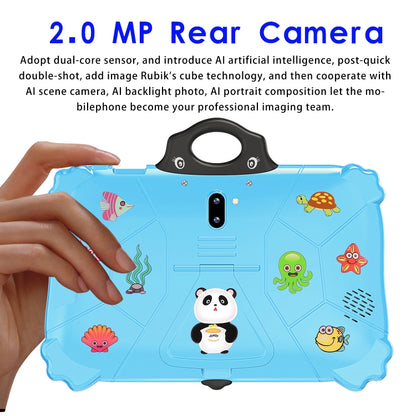 C79 Panda 7 inch WiFi Kids Tablet PC, 2GB+16GB, Android 7.1 MT6735 Octa Core CPU(Blue) -  by PMC Jewellery | Online Shopping South Africa | PMC Jewellery | Buy Now Pay Later Mobicred