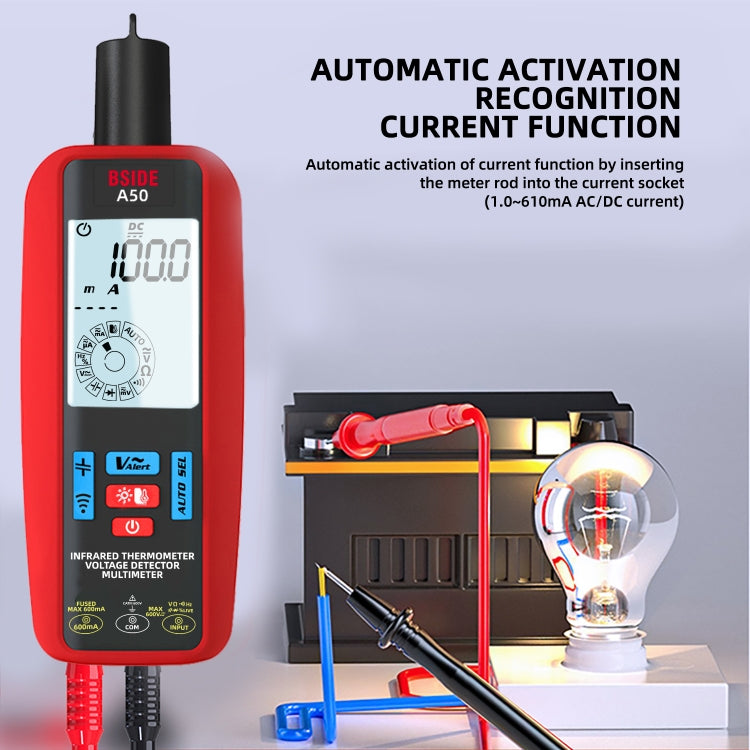 BSIDE A50 Infrared Temperature Test Digital Multimeter - free shipping - PMC TechLife - Order now!