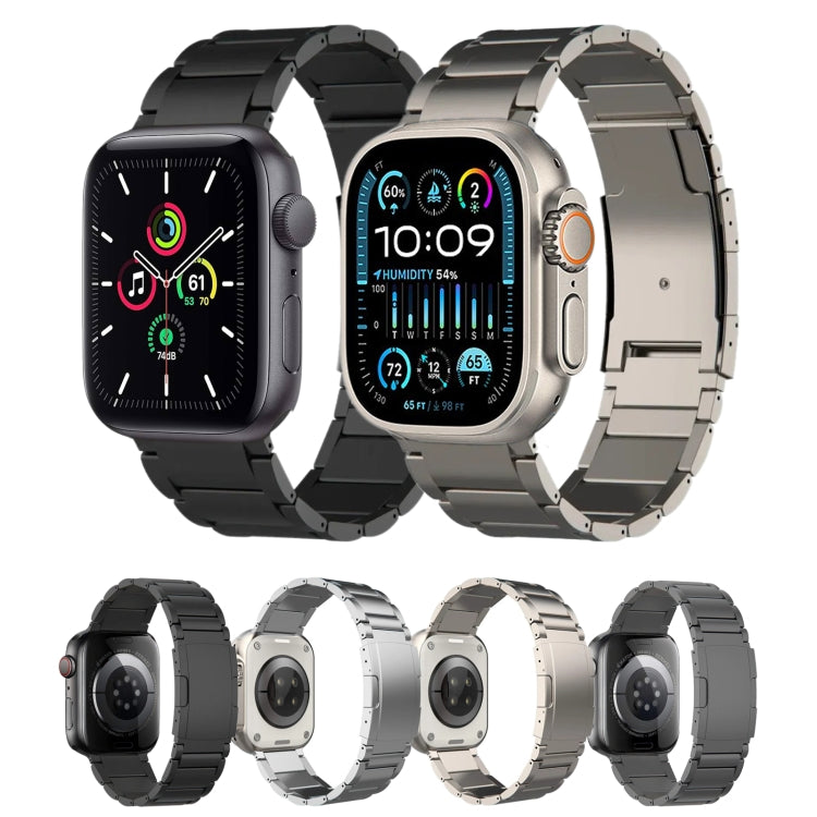 For Apple Watch Series 7 45mm Titanium Metal Watch Band(Silver) - free shipping - PMC TechLife - Order now!