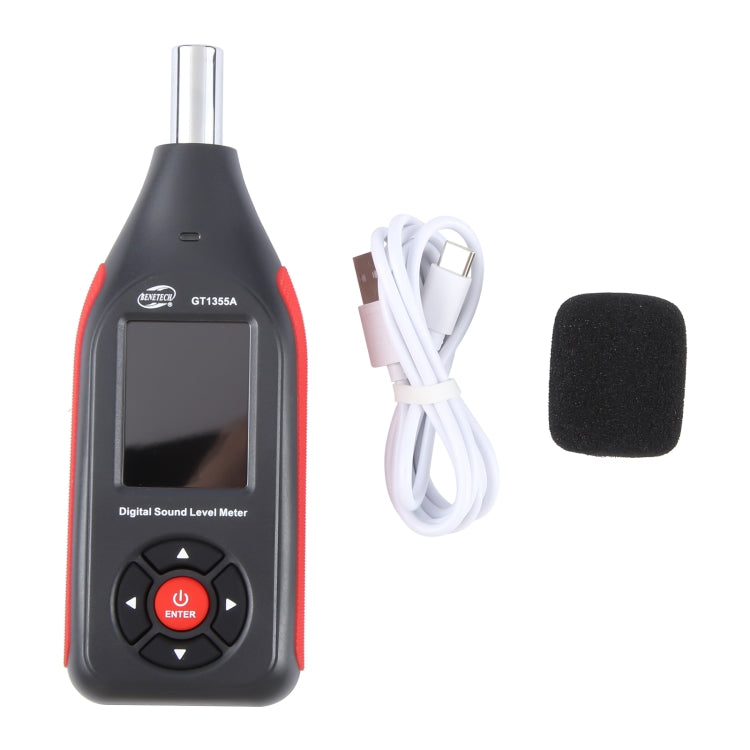 BENETECH GT1355A LCD Display Decibel Tester - Light & Sound Meter by BENETECH | Online Shopping South Africa | PMC Jewellery | Buy Now Pay Later Mobicred