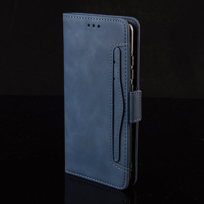 For Huawei Pura 70 Ultra Skin Feel Calf Texture Card Slots Leather Phone Case(Blue) - Huawei Cases by PMC Jewellery | Online Shopping South Africa | PMC Jewellery | Buy Now Pay Later Mobicred