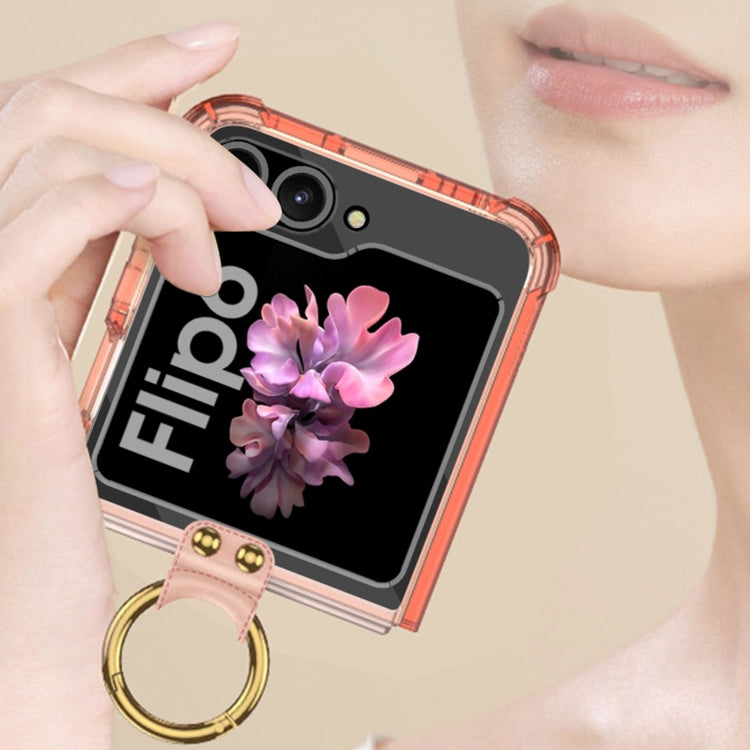 For Samsung Galaxy Z Flip6 / Flip7 FE GKK Airbag Ring Full Coverage Phone Case(Purple) - free shipping - PMC Jewellery - Order now!