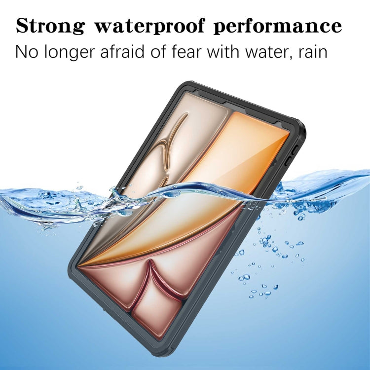 For iPad Air 13 2024 / Pro 12.9 2018 RedPepper IP68 Waterproof PC + TPU Tablet  Case(Black) - iPad Air 13 2024 Cases by RedPepper | Online Shopping South Africa | PMC Jewellery | Buy Now Pay Later Mobicred