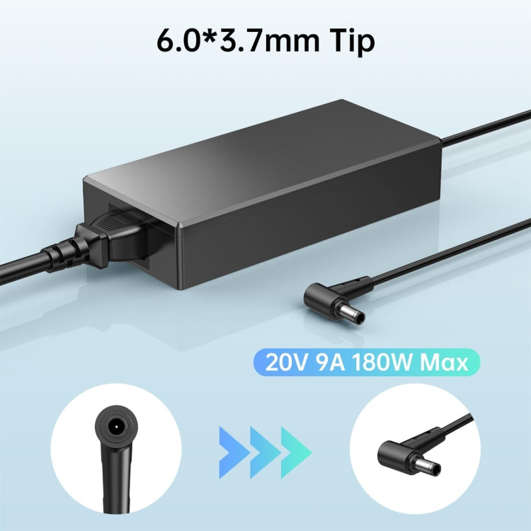 180W 20V 9A Laptop Notebook Power Adapter For Asus 6.0 x 3.7mm, Plug:AU Plug - For Asus by PMC Jewellery | Online Shopping South Africa | PMC Jewellery | Buy Now Pay Later Mobicred