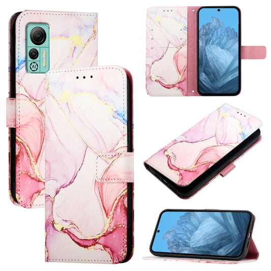 For Ulefone Note 14 PT003 Marble Pattern Flip Leather Phone Case(Rose Gold) - Ulefone Cases by PMC Jewellery | Online Shopping South Africa | PMC Jewellery | Buy Now Pay Later Mobicred