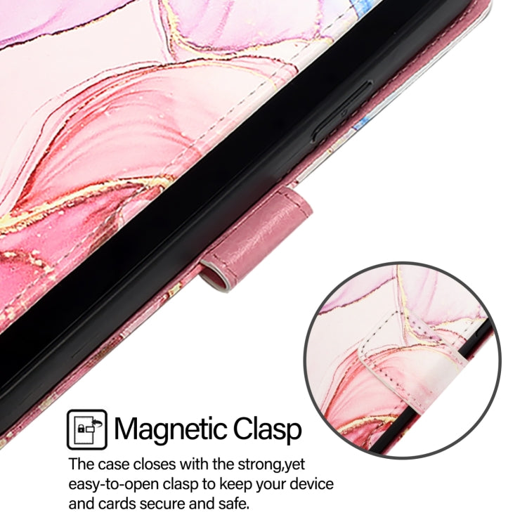 For Blackview Shark 8 PT003 Marble Pattern Flip Leather Phone Case(Rose Gold) - More Brand by PMC TechLife | Online Shopping South Africa | PMC TechLife | Buy Now Pay Later Mobicred