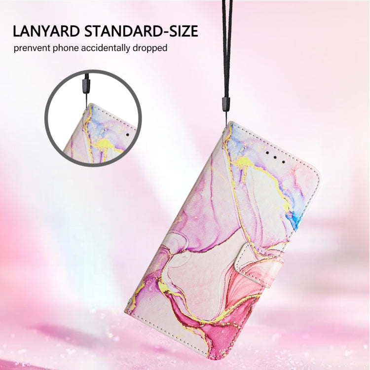 For Blackview Shark 8 PT003 Marble Pattern Flip Leather Phone Case(Rose Gold) - More Brand by PMC TechLife | Online Shopping South Africa | PMC TechLife | Buy Now Pay Later Mobicred