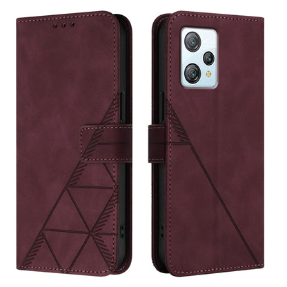 For Blackview A53 Crossbody 3D Embossed Flip Leather Phone Case(Wine Red) - More Brand by PMC Jewellery | Online Shopping South Africa | PMC Jewellery | Buy Now Pay Later Mobicred