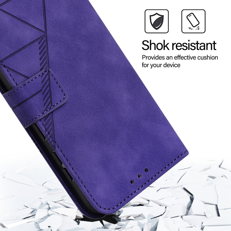 For Blackview Shark 8 Crossbody 3D Embossed Flip Leather Phone Case(Purple) - More Brand by PMC Jewellery | Online Shopping South Africa | PMC Jewellery | Buy Now Pay Later Mobicred