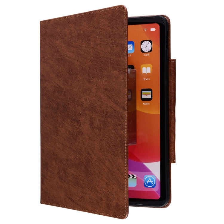 For Samsung Galaxy Tab S9+ / S8+ / S7+ Cat Buckle Leather Smart Tablet Case(Brown) - Galaxy Tab S9+ Cases by PMC Jewellery | Online Shopping South Africa | PMC Jewellery | Buy Now Pay Later Mobicred