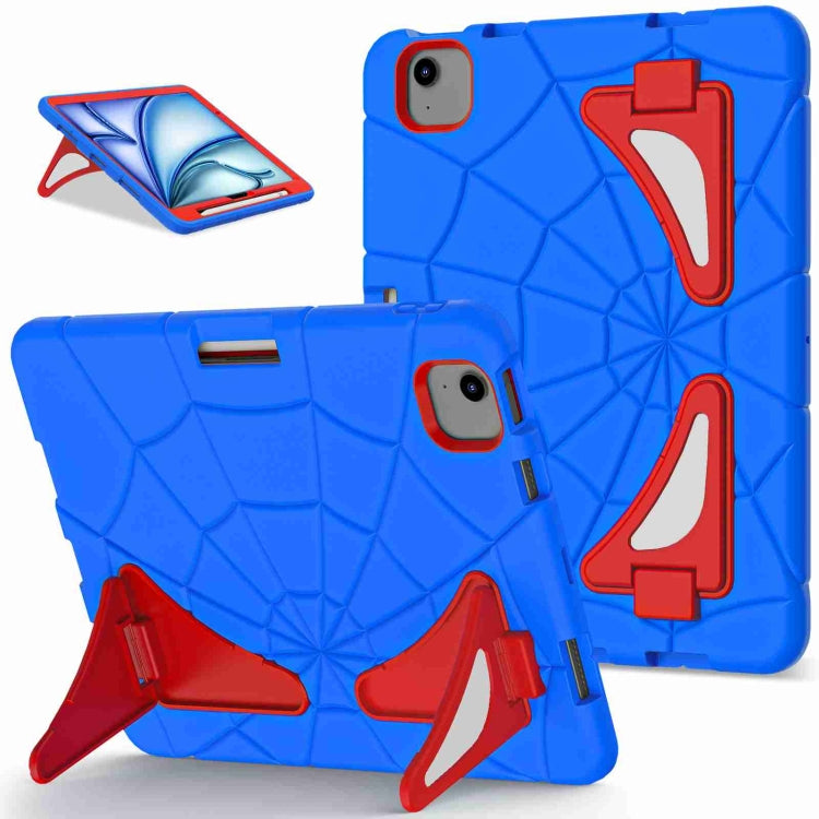 For iPad Air 11 2024 Silicone + PC Shockproof Protective Tablet Case(Blue Red) - iPad Air 11 2024 Cases by PMC Jewellery | Online Shopping South Africa | PMC Jewellery | Buy Now Pay Later Mobicred