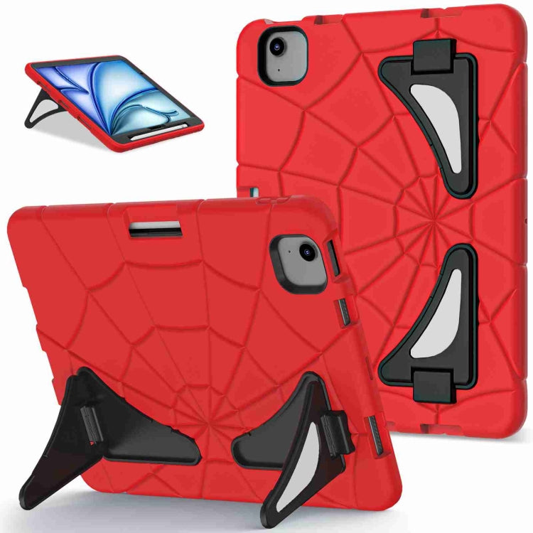 For iPad Air 11 2024 Silicone + PC Shockproof Protective Tablet Case(Red Black) - iPad Air 11 2024 Cases by PMC Jewellery | Online Shopping South Africa | PMC Jewellery | Buy Now Pay Later Mobicred