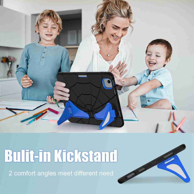 For iPad Air 11 2025 / 2024 Silicone + PC Shockproof Protective Tablet Case(Black Blue) - iPad Air 11 2025 / 2024 Cases by PMC TechLife | Online Shopping South Africa | PMC TechLife | Buy Now Pay Later Mobicred