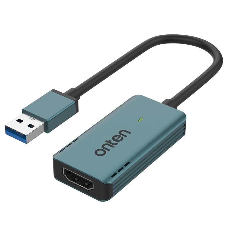 Onten US331 USB Video Capture Card, Length:1.3m(Green) - Video Capture Solutions by Onten | Online Shopping South Africa | PMC TechLife | Buy Now Pay Later Mobicred