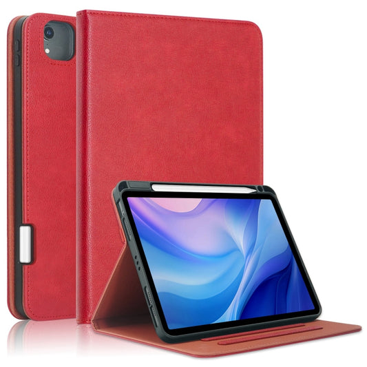 For iPad Air 11 2024 / Pro 11 2022 Front Stand Smart TPU Leather Tablet Case(Red) - iPad Air 11 2024 Cases by PMC Jewellery | Online Shopping South Africa | PMC Jewellery | Buy Now Pay Later Mobicred