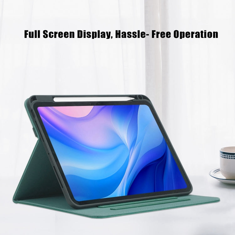 For iPad Pro 11 2024 Front Stand Smart TPU Leather Tablet Case(Green) - iPad Pro 11 2024 Cases by PMC Jewellery | Online Shopping South Africa | PMC Jewellery | Buy Now Pay Later Mobicred