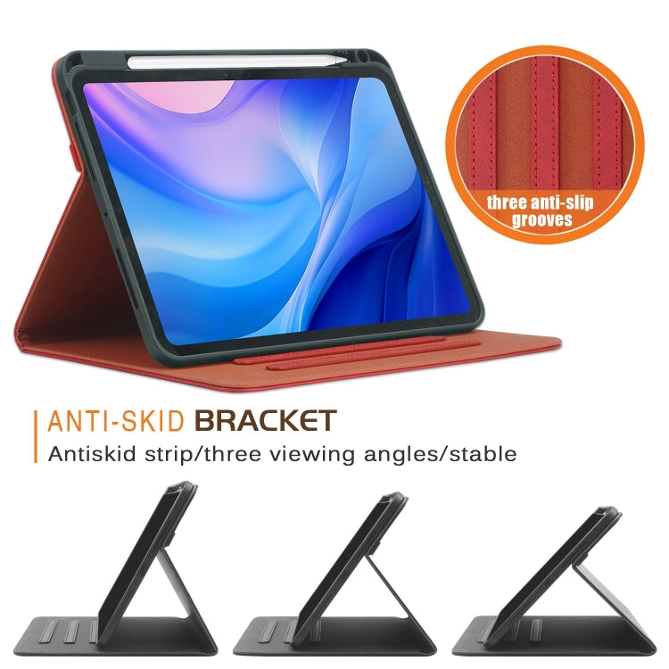 For iPad Pro 11 2024 Front Stand Smart TPU Leather Tablet Case(Red) - iPad Pro 11 2024 Cases by PMC Jewellery | Online Shopping South Africa | PMC Jewellery | Buy Now Pay Later Mobicred