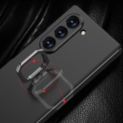 For Samsung Galaxy Z Fold6 GKK Integrated Accurate Hole Ultra-thin Square Ring Holder Phone Case(Titanium Grey) - Galaxy Z Fold6 5G Cases by GKK | Online Shopping South Africa | PMC Jewellery | Buy Now Pay Later Mobicred