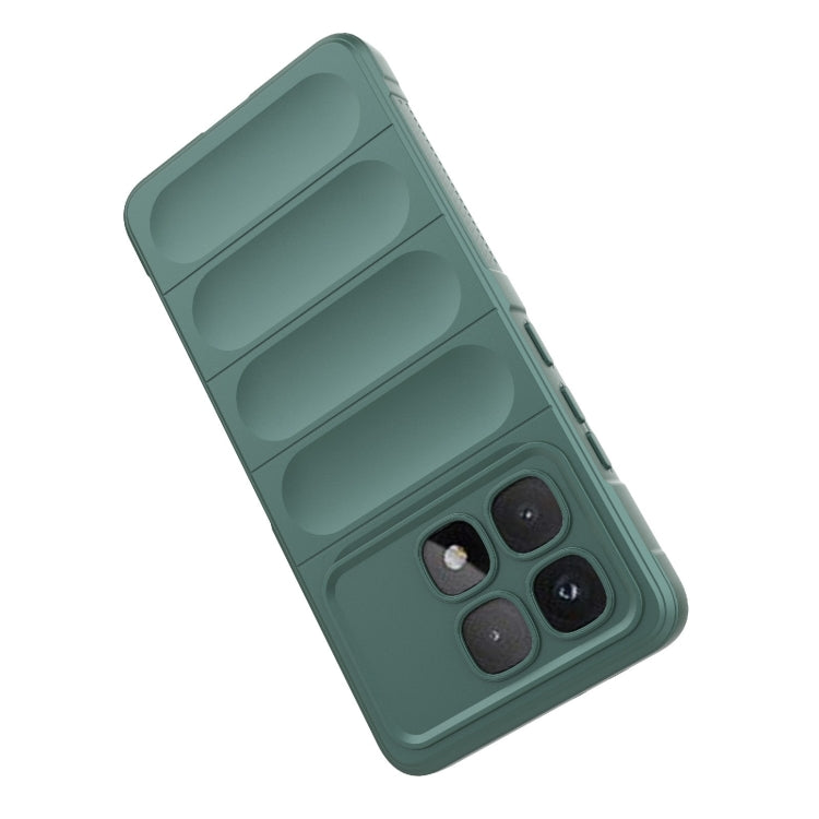 For Redmi K70 Ultra Global Magic Shield TPU + Flannel Phone Case(Dark Blue) - free shipping - PMC Jewellery - Order now!
